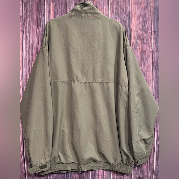The Bear Trading Company Olive Green Windbreaker Jacket - Men’s Size XXL - Picture 2 of 5